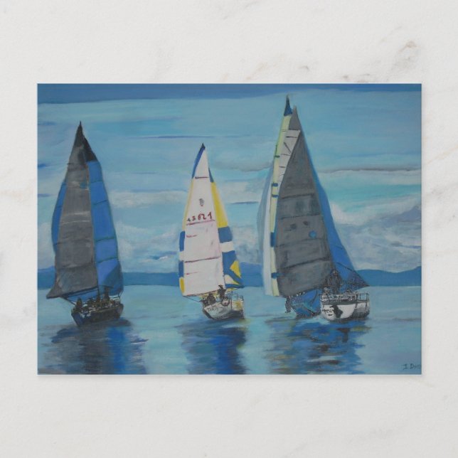 Port Hardy Sailing Regatta Postcard (Front)