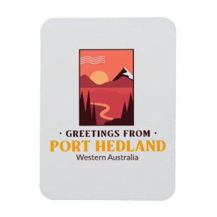 port hedland Western Australia Magnet