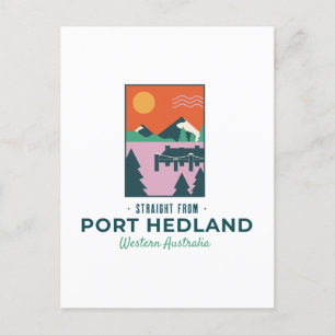 port hedland Western Australia Postcard