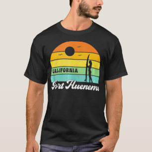 Port Hueneme Beach California Retro Vintage Surfin T-Shirt