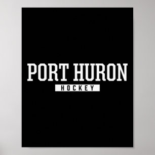 Port Huron High School Hockey Poster