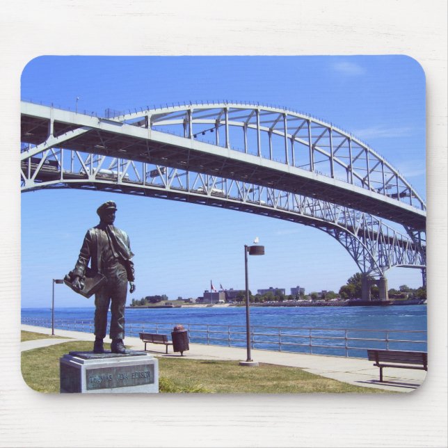 Port Huron Michigan Mouse Pad (Front)