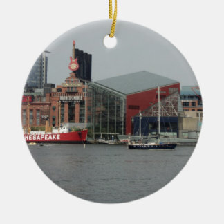 Port in Baltimore Ceramic Tree Decoration