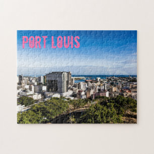 Port Louis Skyline Capital of Mauritius Jigsaw Puzzle