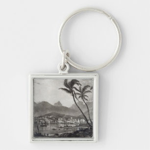 Port Louis 'Views in the Mauritius' by Key Ring
