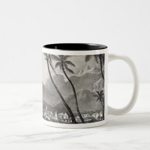Port Louis 'Views in the Mauritius' by Two-Tone Coffee Mug