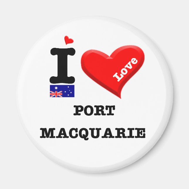 PORT MACQUARIE - I Love Magnet (Front)