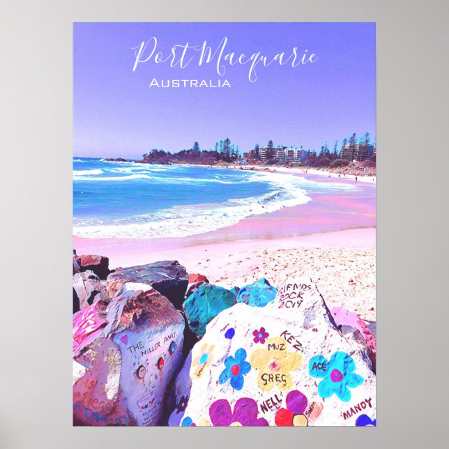 Port Macquarie NSW Australia travel scenery Poster (Front)