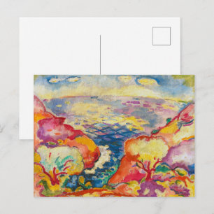 Port Miou Georges Braque Postcard