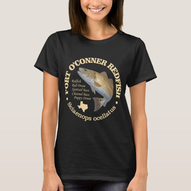 Port O'Conner (redfish) T-Shirt (Front)