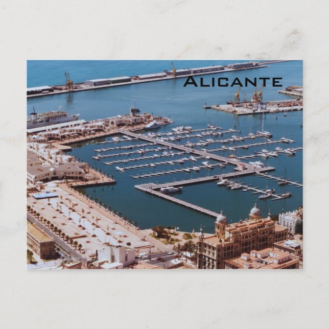Port of Alicante Postcard (Front)