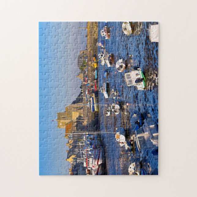 Port of Barfleur in France Jigsaw Puzzle (Vertical)