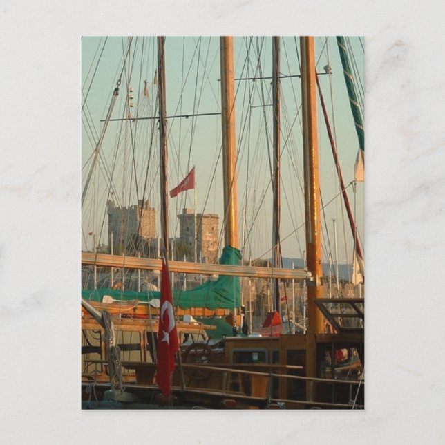 Port of Bodrum Postcard (Front)