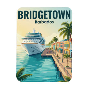 Port of Bridgetown Cruise Terminal Barbados Magnet