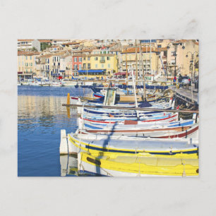 Port of Cassis, France Postcard