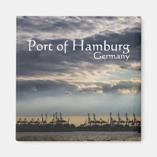 Port of Hamburg, Germany Magnet