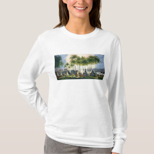 Port of Hanarourou in the Sandwich Islands T-Shirt