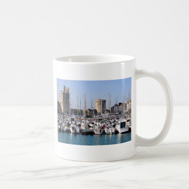 Port of La Rochelle in France Coffee Mug (Right)