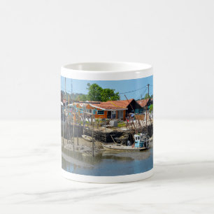 Port of La Teste de Buch in France Postcard Coffee Mug