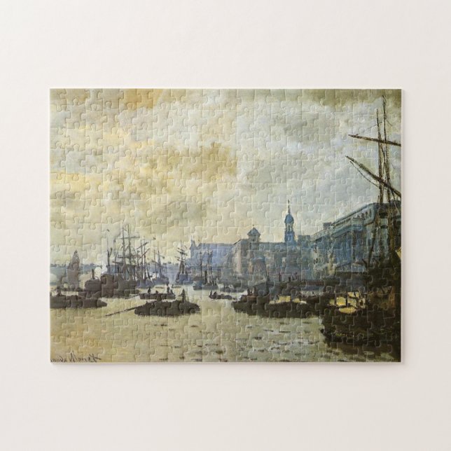 Port of London Monet Fine Art Jigsaw Puzzle (Horizontal)