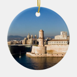 Port of Marseille Ceramic Tree Decoration