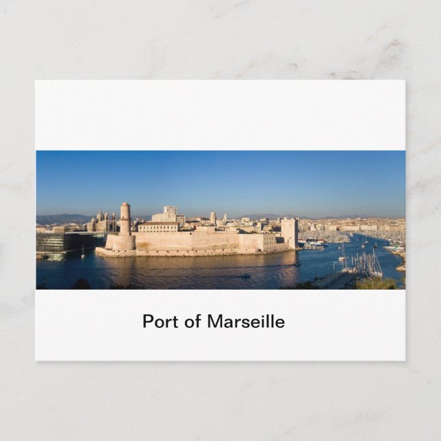 Port of Marseille Postcard (Front)