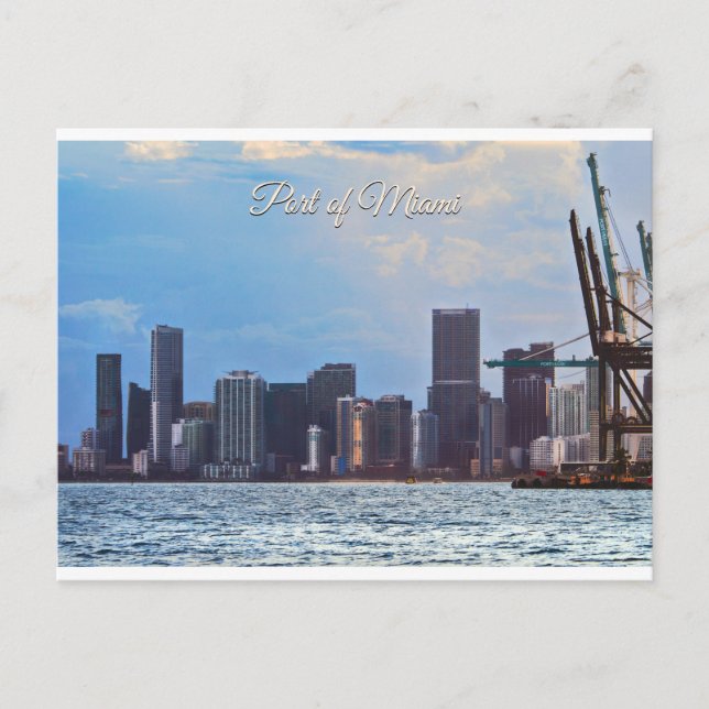 Port of Miami Postcard (Front)