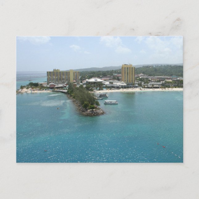 Port of Ocho Rios, Jamaica Postcard (Front)