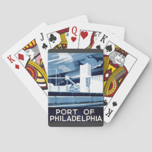 Port of Philadelphia Pennsylvania WPA 1936 Playing Cards