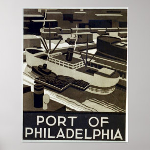 Port of Philadelphia Poster