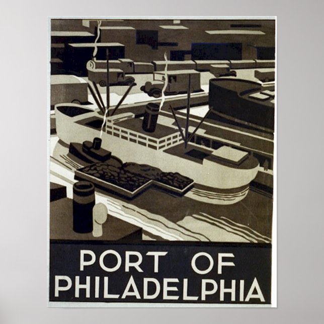 Port of Philadelphia Poster (Front)