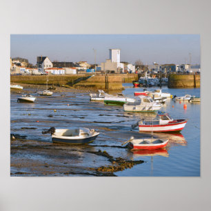 Port of Saint-Gilles-Croix-de-Vie in France Poster