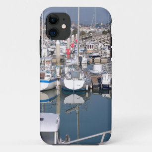 Port of Saint-Vaast-la-Hougue in France iPhone 11 Case
