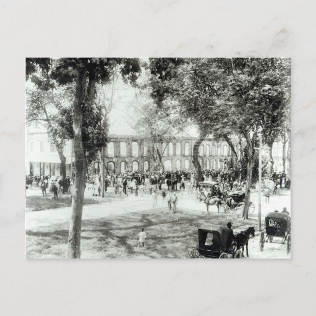 Port of Spain, Trinidad, 1891 Postcard (Front)