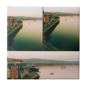 Port of Tobermory, Isle of Mull, Scotland Ceramic Tile