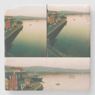 Port of Tobermory, Isle of Mull, Scotland Stone Coaster