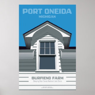 Port Oneida, Michigan - Burfiend Farm Poster