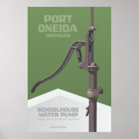 Port Oneida, Michigan - Schoolhouse Water Pump