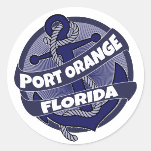 Port Orange Florida anchor stickers