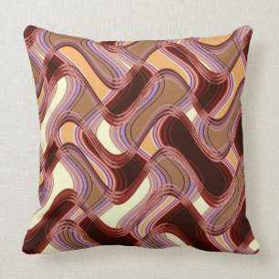 Port & Peach Square Throw Pillow