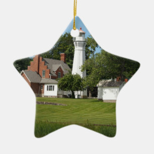 Port Sanilac Ceramic Tree Decoration
