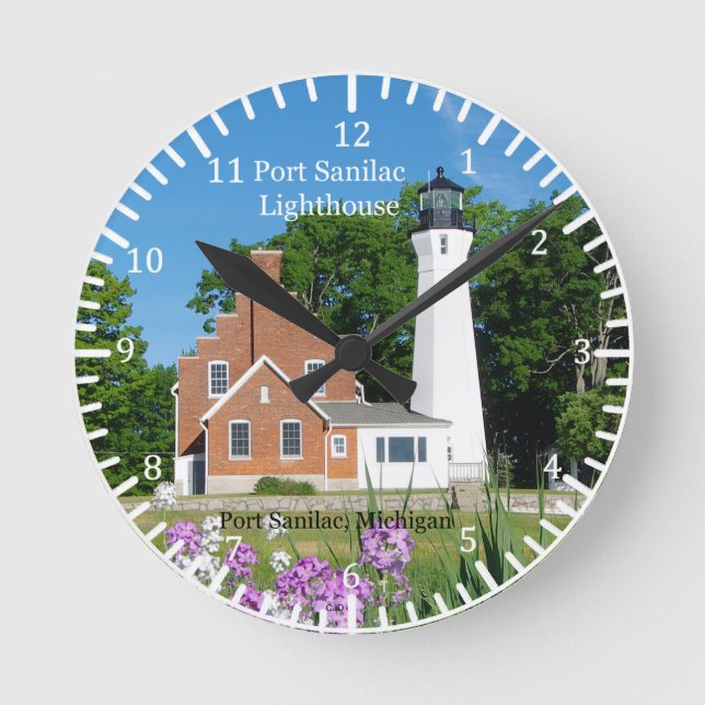 Port Sanilac Lighthouse clock (Front)