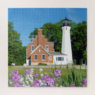 Port Sanilac Lighthouse Jigsaw Puzzle