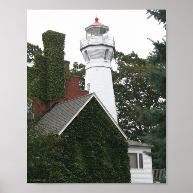Port Sanilac Lighthouse Poster (Front)