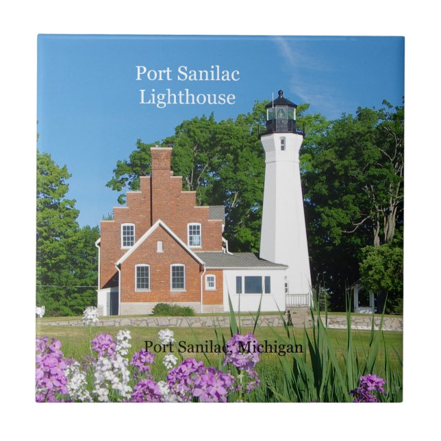 Port Sanilac Lighthouse tile (Front)