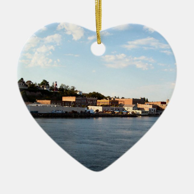 Port Townsend Ceramic Ornament (Front)