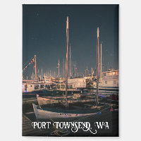Port Townsend, Washington At Night