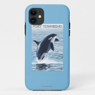 Port Townsend, WashingtonOrca Jumping iPhone 11 Case