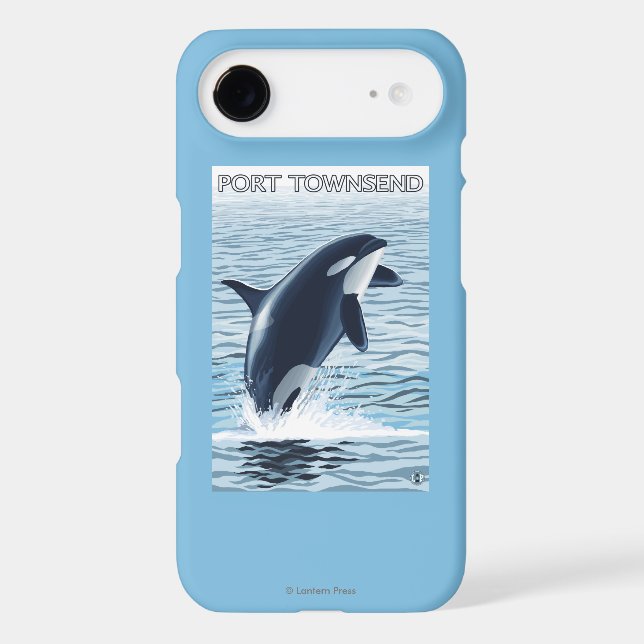 Port Townsend, WashingtonOrca Jumping Case-Mate iPhone Case (Back)