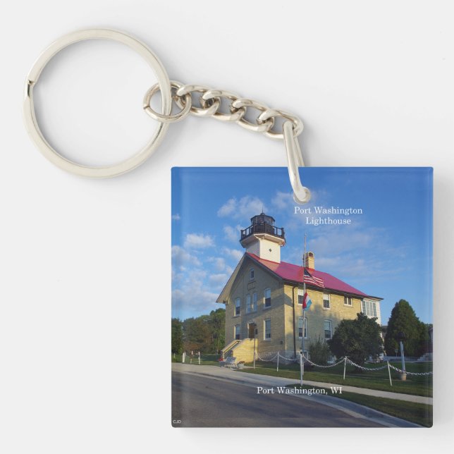 Port Washington Lighthouse key chain (Front)